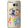 dakanna Custodia per Samsung Galaxy S7 Edge | Cane Pitbull Colori | Cover in Gel di Silicone TPU Morbido di Alta qualità con Sfondo Trasparente