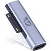 RUIZHI Adattatore da USB C a Surface 15 V 3 A tipo C femmina a Surface maschio, compatibile con Surface Pro 7/6/5/4/3, Surface Laptop 3/2/1, Surface Go, Surface Book 1