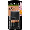Duracell Caricabatterie Rapido 45 Minuti - Confezione da 1 | Caricatore Universale per Pile AA, AAA