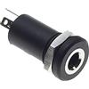 Keple Presa Jack Da 3,5 Mm, 2 Poli, Confezione Da 5 - Presa Audio-video Mono A Saldare Per Montaggio A Pannello Connettore Per Cuffie Con Dado