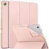 MoKo Cover per Samsung Galaxy Tab A11+/A9+ 11 (2025/2023), Rosa Chiaro | per Galaxy tab A9+ 2023 Cover Pelle PU Semitrasparente Supporto Sottile con Morbido TPU Cover con Auto Svegliati/Sonno