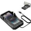 RAOXIO Tappetino di ricarica wireless antiscivolo per Ford Ranger 2000-2011 2019-2025, caricatore wireless per auto USB caricabatterie wireless per ricarica telefono antiscivolo