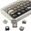 Tsungup PBT Simpatici keycaps 151 tasti profilo MOA Keycaps Daydreamer Custom grigio bianco Keycap set compatibile con switch Cherry Gateron MX per tastiere meccaniche da gioco con layout ANSI