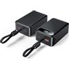 Kruilan 65W Power Bank 40000mAh Laptop Caricatore Portatile Cavo USB C Integrato | Capacità 40000mAh, ricarica rapida 65W PD, cavo USB-C integrato con laccetto, display digitale, 3 uscite per computer
