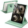 JETech Custodia Girevole per iPad Air 11 M4/M3/M2 & Air 5/4, Verde | Cover per iPad Air 11 (2026-2024) & 10,9 (2022/2020), Supporto Rotante 360°, Retro Trasparente, Porta Pencil, Antiurto