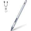 SSS·GRGB Pennino capacitivo per HP Envy X360 Pavilion X360 Specter X360 Spectre X2 Envy X2 Ricaricabile MPP 2.0 Tilt Active Pen con 4096 Sensibilità alla pressione, Palm Rejection, Tpye-c Charge, Argento