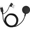 BTFO Caricatore 2-in-1 USB C/A per Samsung Watch, Magnetici | Cavo Ricarica Rapida Magnetica 1m per Samsung Galaxy Watch 8/8 Classic/7/6/6 Classic/5/5 Pro/4/4Classic/3/Active 2/Active 1