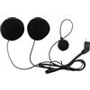 Generico Microfono interfono per casco - Audio con riduzione dazione impermeabile, uscita doppio altoparlante, montaggio sicuro sul casco | Per viaggi in moto, pendolarismo, uso sp