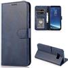 CTIUYA Custodia Cover per Samsung Galaxy S8 in Pelle,Blu Scuro | Portafoglio a Libro con Porta Carte Interno Silicone Antiurto, Funzione Supporto Libretto Protettiva Flip Case Magnetica