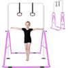 SportBob Barra da Ginnastica per Bambini, Regolabile in Altezza | Barra Orizzontale da Interno per Casa con Anelli, Attrezzo Ginnastica Ragazzi e Ragazze