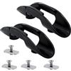 CAZSTYK Porta Attrezzi per pagaiare per riporre Kayak | Supporto per clip per pagaia sagomato con hardware, organizer per ponte canoa, supporto per piani