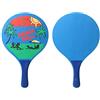 Domary Set di Mazze da Paddle in Legno per Giochi All'aperto in Spiaggia, | Racchetta in Legno Leggera da 38 Cm, Set da 450 G con Pallina, Manico Resistente, Adatta per Bambini Dai 3 Anni in su