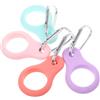 MAGICLULU 4 Pezzi Portabottiglie in Silicone con Moschettone e Gancio | Accesso Pratico, Tenuta Sicura, Design Leggero, Clip Cintura e Gancio per Uso Versatile