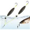 Genérico Attrezzature per pesca di fondo, esche da nuoto, anti aggancio | Pampano Surfcasting - Attrezzatura inversa per principianti, amatoriali, uomini, donne, attività all'aperto, acqua salata