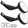 TOYANDONA Rotelle di Allenamento per Bici 12-16 Pollici, Bianco | Bici, Installazione Facile, Struttura Robusta, Acciaio e Plastica, Accessorio Stabile e Sicuro