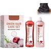 Grgowe Centella Cipolla e Rosmarino Biotin Shampoo Set,Nutre e Rinforza le Radici,Pulizia Profonda,Dona Volume e Corposità,Aumentando l'effetto di Densità,Adatto a Tutti i Tipi di Capelli