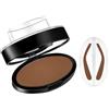 LBMOUD 1 PCS Sopracciglia timbro polvere Kit Perfette sopracciglia Power Seal natura timbro trucco strumento delicate brow forma per professionisti e principianti (Marrone chiaro)