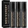 Qklovni Mens Expert Hydra Energetic Eye Roller, Men Plus Expert Hydra Energetic Eye Roller,Men's Eye Roller for Puffy Eyes and Dark Circles, 10ml. (3pcs)