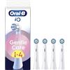 Oral-B Serie iO Gentle Care, testine di ricambio originali rotonde, setole angolate per una rimozione più profonda della placca, testina più morbida per gengive sensibili, per spazzolini elettrici