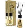 Camomilla Torino Linea Araba Tonqah Diffusore per Ambienti 125ml | Vaniglia e Fava Tonka, Linea Araba, Made in Italy, Con Bastoncini, Fragranza Orientale