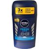 Nivea Men Stick Fresh Active 48h Extra Gentle Clean Skin Feel Protection Effective Formula Provides A Softer Texture Long Lasting Freshness, 50 ml, confezione da 2