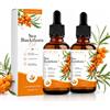 Generic Olio di olivello spinoso spremuto a freddo, 60 ml, olio biologico per il | Olio di polpa di olivello spinoso per la cura quotidiana, olio antietà, olio vegetale vergine per viso, corpo e capelli