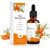 Generic Olio di olivello spinoso spremuto a freddo, 60 ml, olio biologico per il | Olio di polpa di olivello spinoso per la cura quotidiana, olio antietà, olio vegetale vergine per viso, corpo e capelli