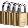 Yale Cadenas laiton - YALE - Y110B/20/111/4 - 20mm - Anse acier - 3 clés