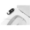 KMINA Bidet Accessorio per WC Portatile Non Elettrico, Tubo 80 cm, Nero | Ugello Retrattile Regolabile e Autopulente, Acqua Fredda, Design Ultra Sottile, Montaggio Facile, Igiene Intima, Anziani