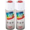 AREXONS | Smalto 100% Acrilico Rosso Ferrari 400 ml (Confezione da 2)