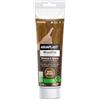 AGUAPLAST Stucco per Legno Colorato Pronto all'Uso - Aguaplast Woodlite Fibrorinforzato - Riempitivo per Buchi e Crepe su Mobili, Infissi e Parquet - Verniciabile Senza Fondo Colore Noce scuro tubo da 125ml