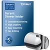 Duravit Universal Supporto doccia, Supporto doccetta per doccia a mano, Staffa supporto doccia, cromo