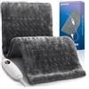 RENPHO Termoforo con Spegnimento Auto,6 Calore, Flanella lavabile,Grigio | Coperta lavabile in lavatrice, 6 livelli di calore, spegnimento auto 1,5h, regalo per donna & mamma, 31 x 61 cm