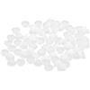 RUNROTOO Porta Colla per Extension Ciglia 200 Pezzi Bianco per Conservazione Colla e Organizer per Trucco Casa e Salone di Bellezza