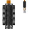 Laymi Spazzola volumetrica rotonda per Dyson Airwrap HS01/HS05/HS08, flusso d'aria controllato con meno crespo e setole smussate oro