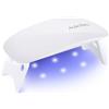 Aokitec Mini lampada per unghie portatile UV a forma di topo, lampada per unghie in gel tascabile con USB per tutti gli smalti gel, asciugatrice con 2 timer