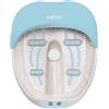 Homedics Luxury Foot Spa Pediluvio con Idromassaggio e Acqua Calda | Mantenimento Temperatura, Testine Massaggianti, Pietra Pomice e Rulli Inclusi, Taglia Max 47