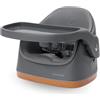 Maxi-Cosi Jay Rialzo Sedia Bambini da Tavolo 2 in 1, 6 Mesi - 3 Anni, 9-15 kg, Seggiolone Pappa Portatile, Vassoio Regolabile, Facile da Pulire, Design Compatto, Seduta Spaziosa, Elegance Graphite