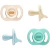 Tommee Tippee Ciuccio Ultra-light StayPut, 0-6 Mesi | Confezione da 4, Ortodontico Succhietto, Design Monoblocco in Silicone