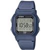 Casio Collection Orologio Digitale Unisex W-800H-2AVDF | Cassa e Cinturino in Resina Blu Opaco | Batteria 10 Anni | Impermeabile 100M (10 Bar) | Luce LED, Sveglia e Doppio Fuso