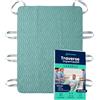 BestZings Traverse letto anziani - Coprimaterasso impermeabile - Copri materasso impermeabile matrimoniale con angoli letto singolo - Copriletto impermeabile - Traversa impermeabile (Maniglie 135 x 90)