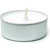We Can Source It Ltd - 100 candele bianche non profumate, atossiche, 8 ore di durata, perfette per Natale, San Valentino, compleanno