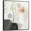 OnlyWow© Tela Con Cornice Nera Stampe Poster Muro Quadro Modern Decorazione | 90x90 cm Elegante Dipinti Bellissimi Wall Decori Stanza Ufficio Quadri Da Design Wabi sabi - Beige - Pianta