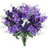 Fairblo Fiori artificiali Giacinto Mughetto Viola Seta | Fiori Finti per Decorazioni Per la Casa, Cucina, Centrotavola, Matrimonio, Decorazione Interna ed Esterna