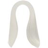 Walfront 600 strisce fai da te carta quilling 3mm larghezza colore puro carta origami decorazione artigianale a mano( white)