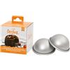 Decora 0062952 Cf 10 Stampi Mezza Sfera In Alluminio Anodizzato Ø 7 X H 3,5 Cm
