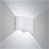 Voltix Applique da Parete LED 12W 1200LM Lampada da Parete Impermeabile per Interni ed Esterni - Lampade da Parete per Interni per Camera da Letto, Soggiorno (Bianco Freddo - 6500K-B, 12W)