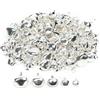 Qiantull 200 pezzi Piccole campanelle Mini schelle Campane in metallo per il fai da te, in rame con protezione antiruggine, suonanti Bells per il fai da te, Natale, stecche di campanelle, matrimonio