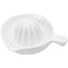 KAI Select spremiagrumi premium in porcellana con rivestimento in silicone antiscivolo sul fondo - Dimensioni 14,3 x 12,8 x 5,1 cm - Spremiagrumi manuale