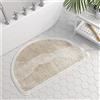 FCS Bathroom Tappetino da Bagno Tappeto per Bagno Antisdrucciolevole Assorbente Super Assorbente in Microfibra Soft Shag Super, Lavabile in Lavatrice(Size:40×60cm,Color:g)